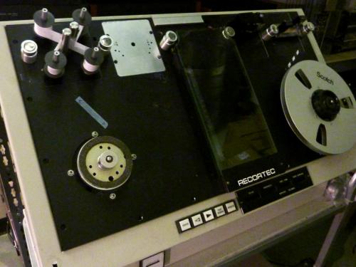 A recortec cleaning machine for magnetic tapes. Photo: PACKED vzw